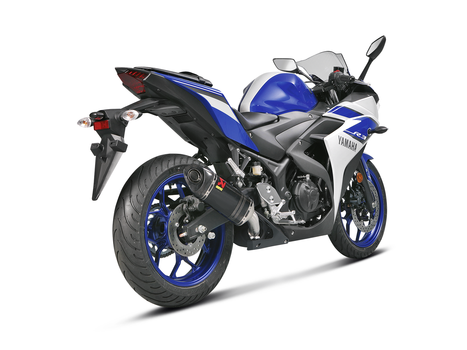 AKRAPOVIC TERMINALE CARBONIO YAMAHA YZF R3 YZF R25 2014-16 - AKRAPOVIC immagine 3