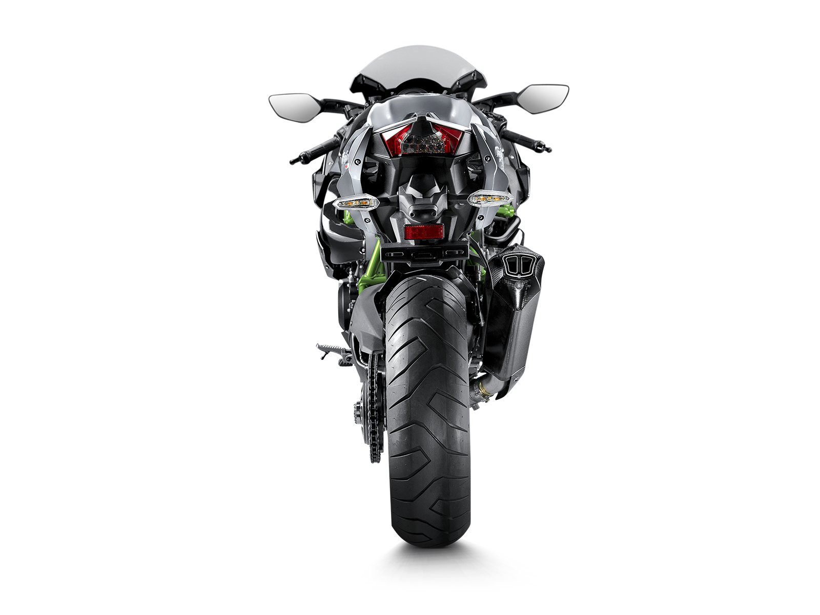 AKRAPOVIC TERMINALE CARBONIO RACING KAWASAKI NINJA H2 2015-20 - AKRAPOVIC immagine 6