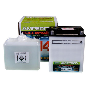 AMPERON BATTERIA MOTO  12V 14Ah 190A PRESTAZIONI ELEVATE E AFFIDABILITA' GARANTITA