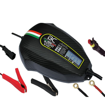 BC BATTERY 9000 EVO+  CARICA BATTERIE E MANTENITORE DIGITALE PROFESSIONALE PER MOTO