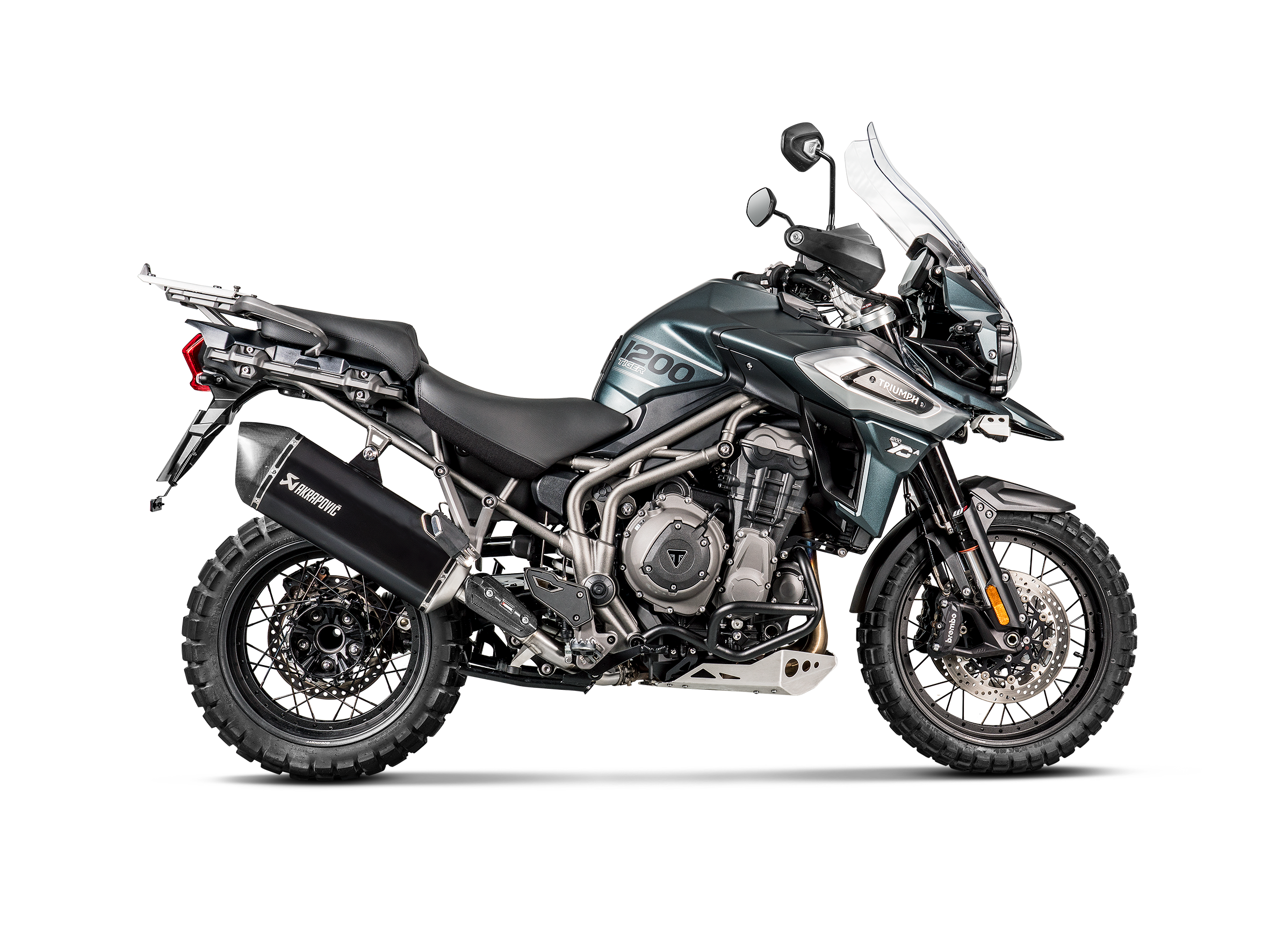 AKRAPOVIC TERMINALE TITANIO TRIUMPH TIGER 1200 XR / XRX / XRT / XCX / XCA 2018-2 - AKRAPOVIC immagine 2