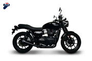 COMPLETE EXHAUST TERMIGNONI RACING CONICAL STEEL BLACK TRIUMPH STREET TWIN 16 20