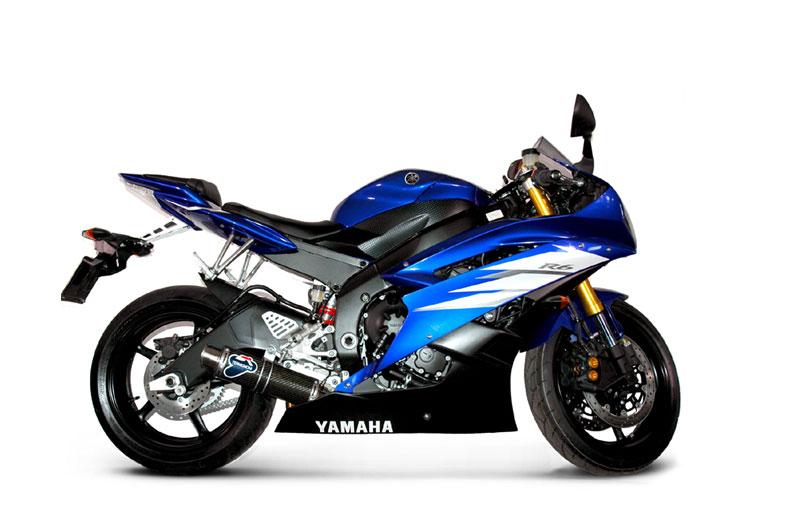 SILENCER EXHAUST TERMIGNONI APPROVED ROUND CARBON YAMAHA R6 2006 - 19