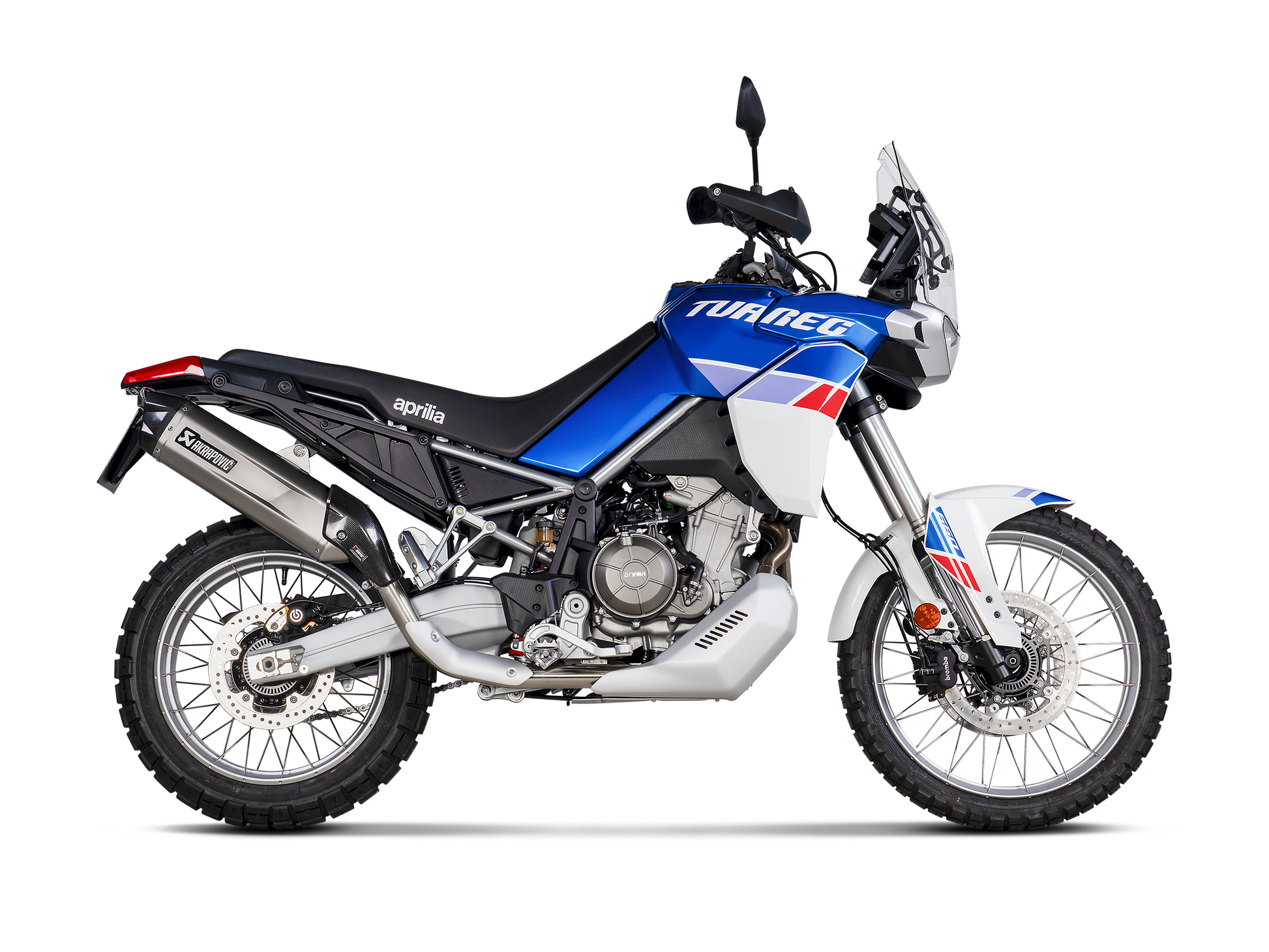 AKRAPOVIC TERMINALE TITANIO OMOLOGATO APRILIA TUAREG 660 2022-24 - AKRAPOVIC immagine 2