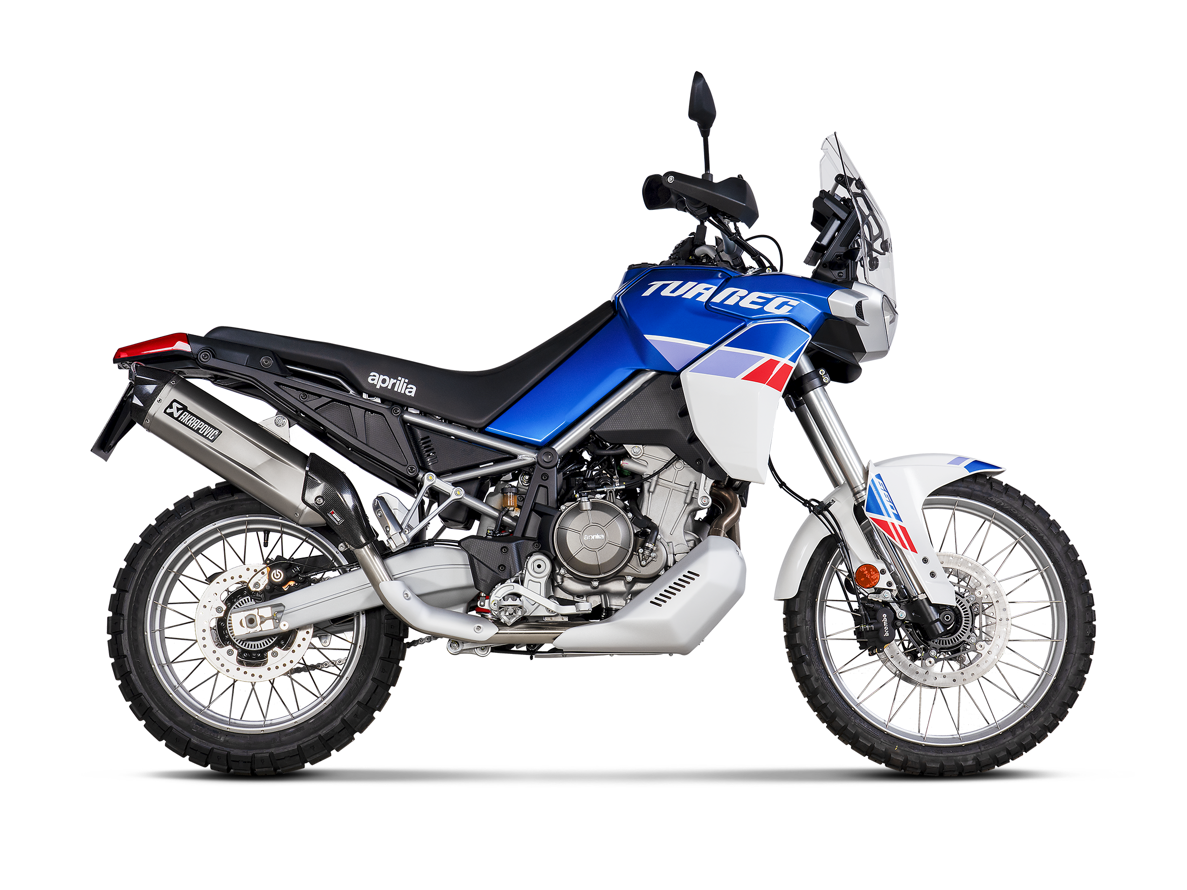 AKRAPOVIC TERMINALE TITANIO OMOLOGATO APRILIA TUAREG 660 2022-24 - AKRAPOVIC immagine 2