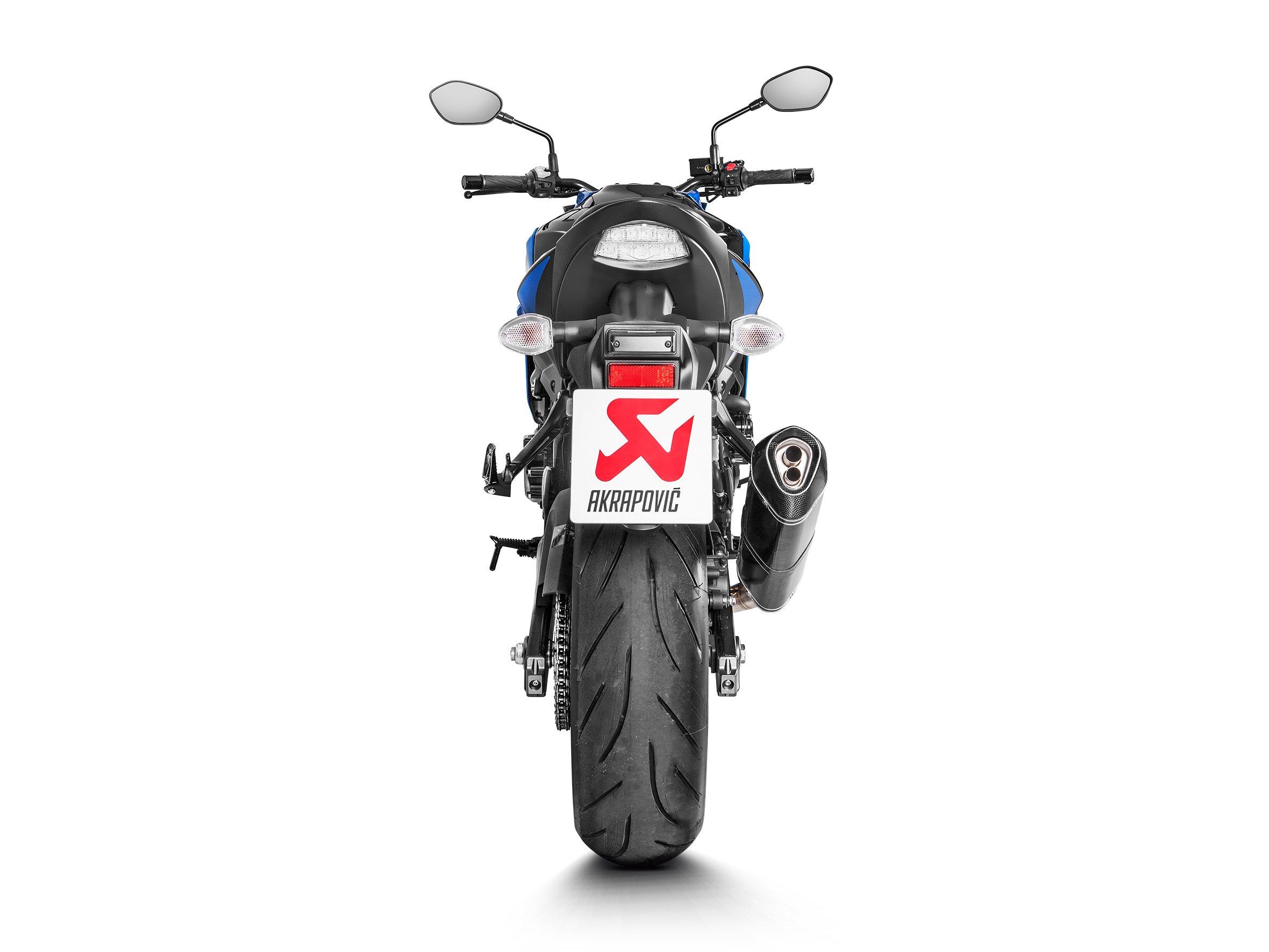 AKRAPOVIC TERMINALE CARBONIO SUZUKI GSX S 750 2017-20 - AKRAPOVIC immagine 4
