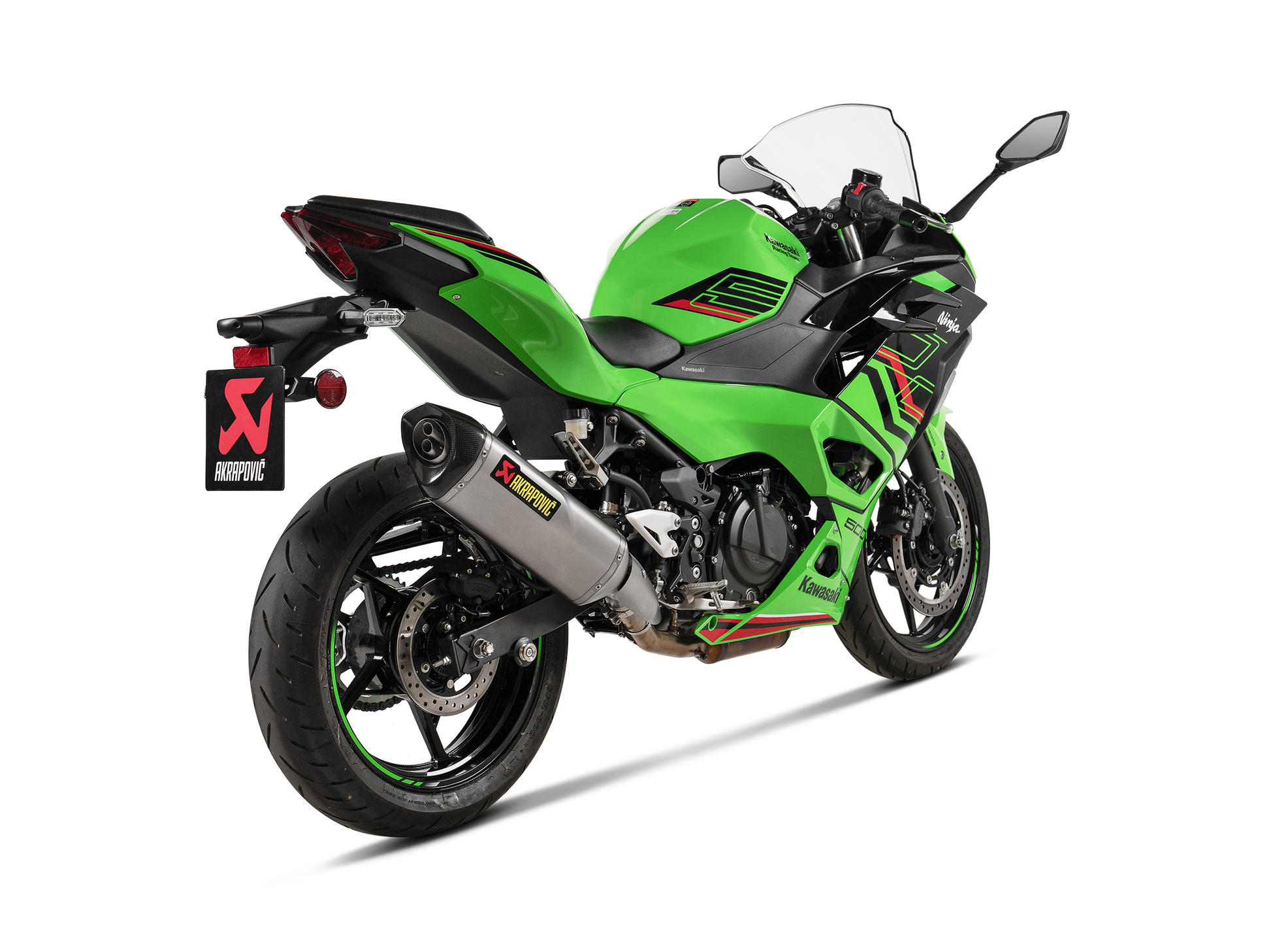 AKRAPOVIC TERMINALE TITANIO KAWASAKI NINJA 500 Z500 2024-25 - AKRAPOVIC immagine 3