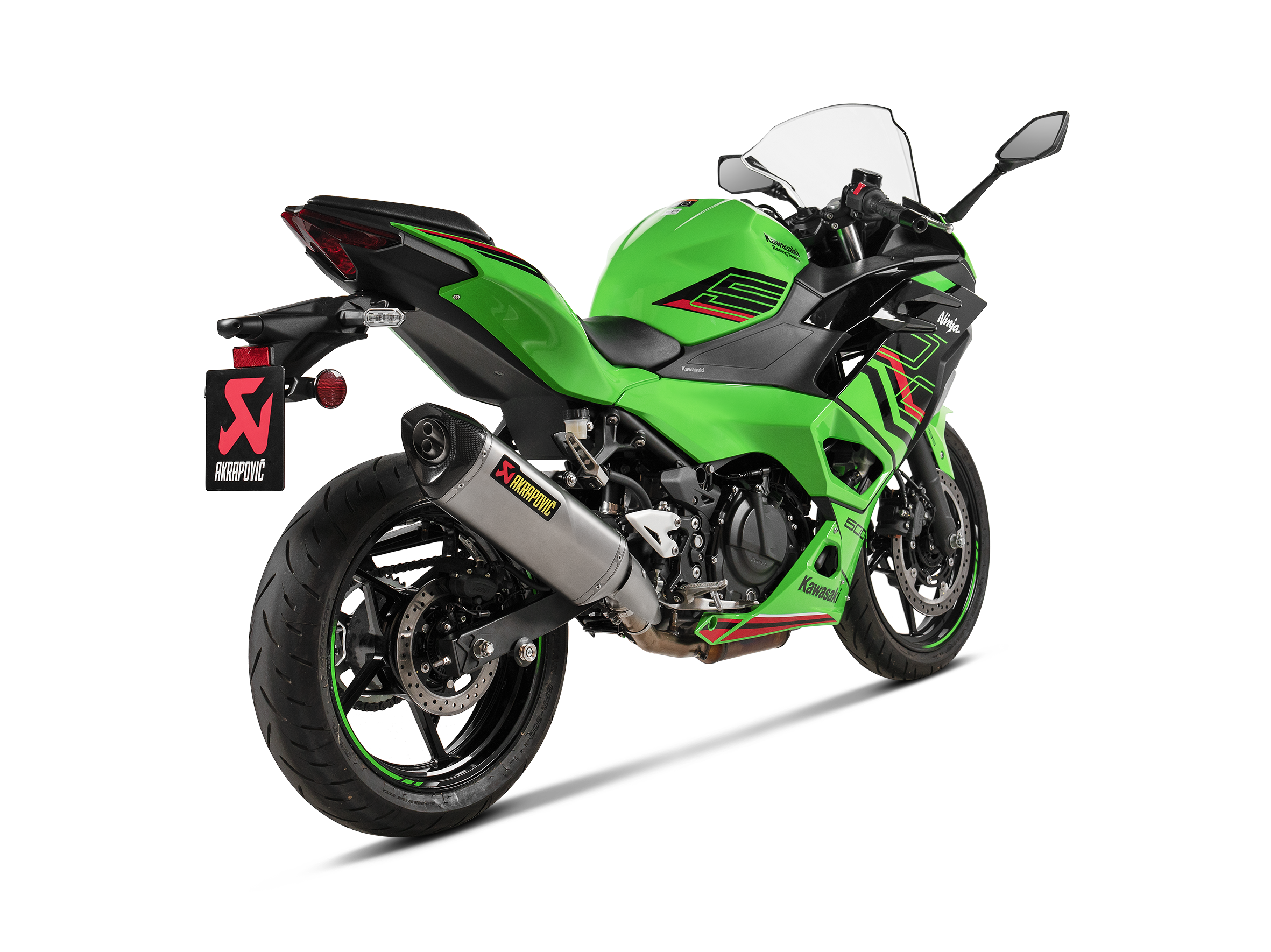 AKRAPOVIC TERMINALE TITANIO KAWASAKI NINJA 500 Z500 2024-25 - AKRAPOVIC immagine 3