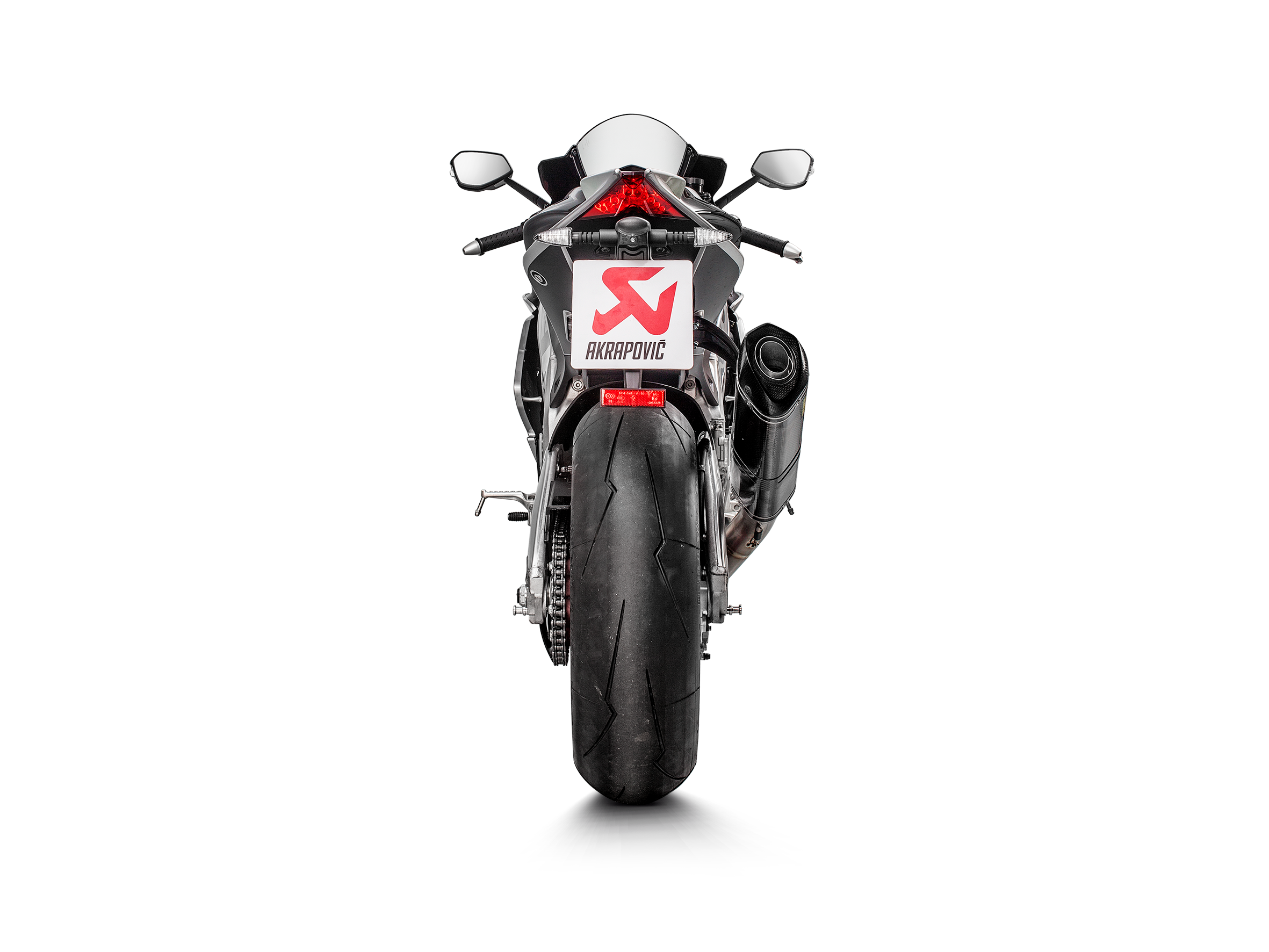 AKRAPOVIC SCARICO COMPLETO CARBONIO RACING APRILIA TUONO V4 2015-20 - AKRAPOVIC immagine 4
