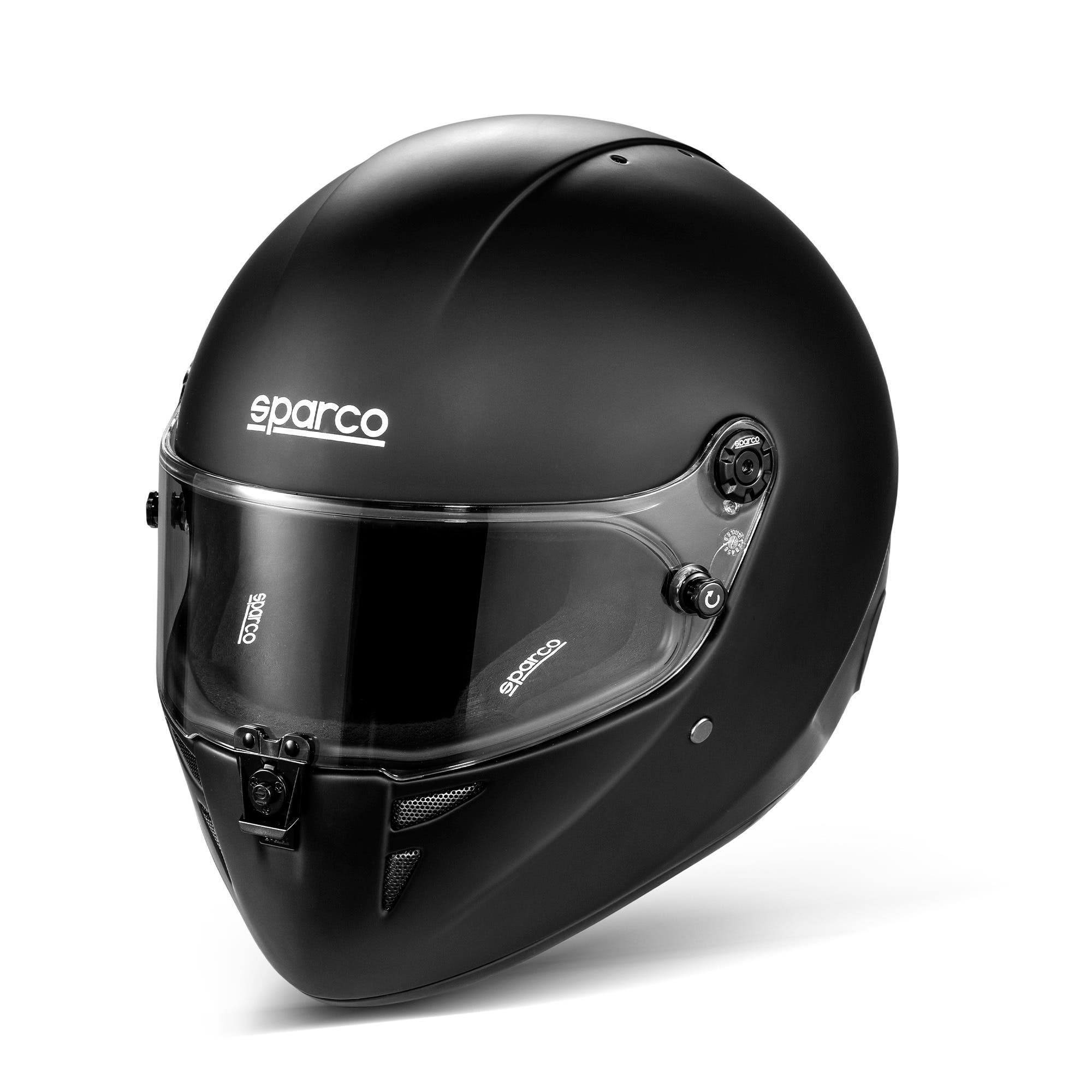 CASCO DA KART SPARCO STEALTH KF NERO FIA 8878-2024