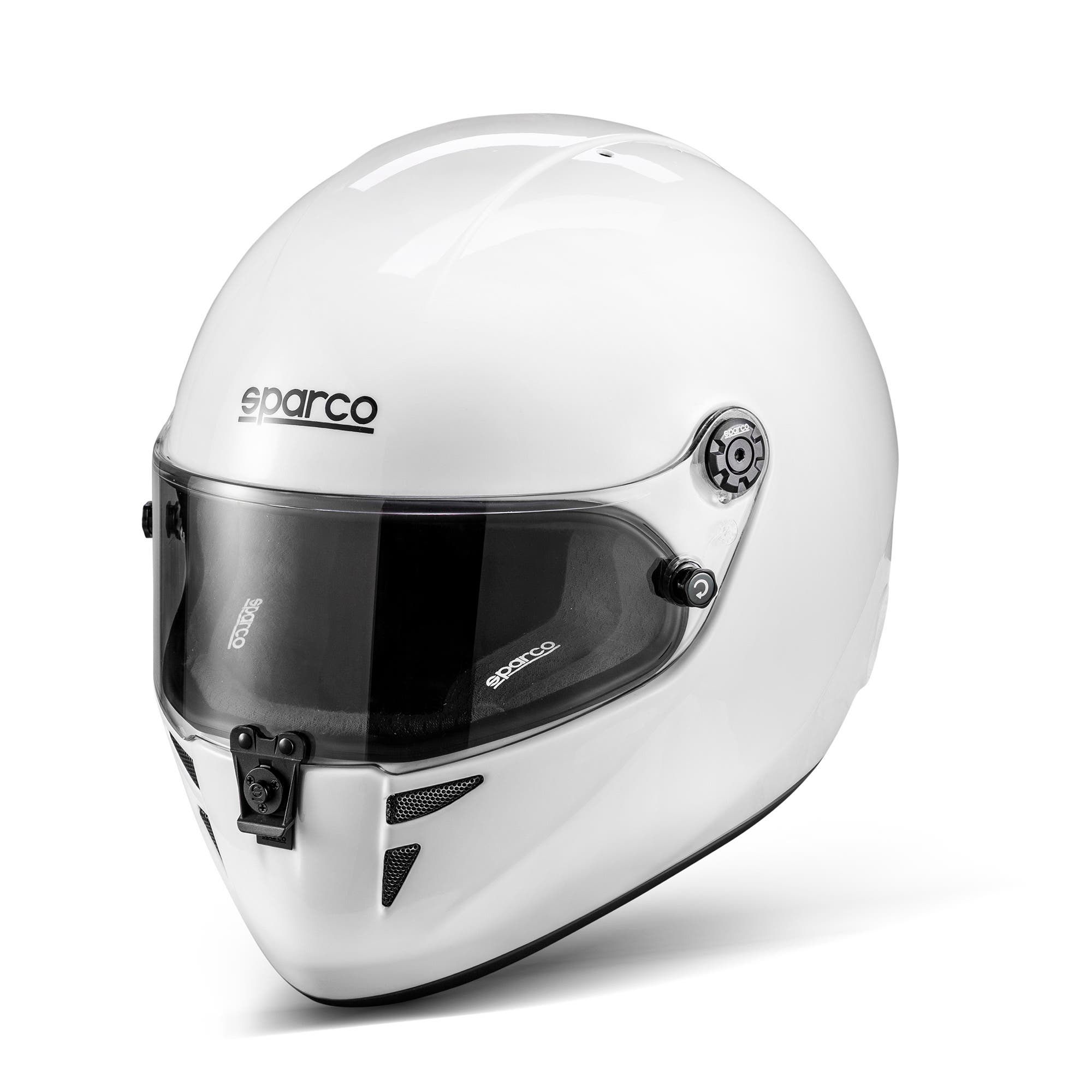 CASCO DA KART SPARCO STEALTH KF BIANCO FIA 8878-2024