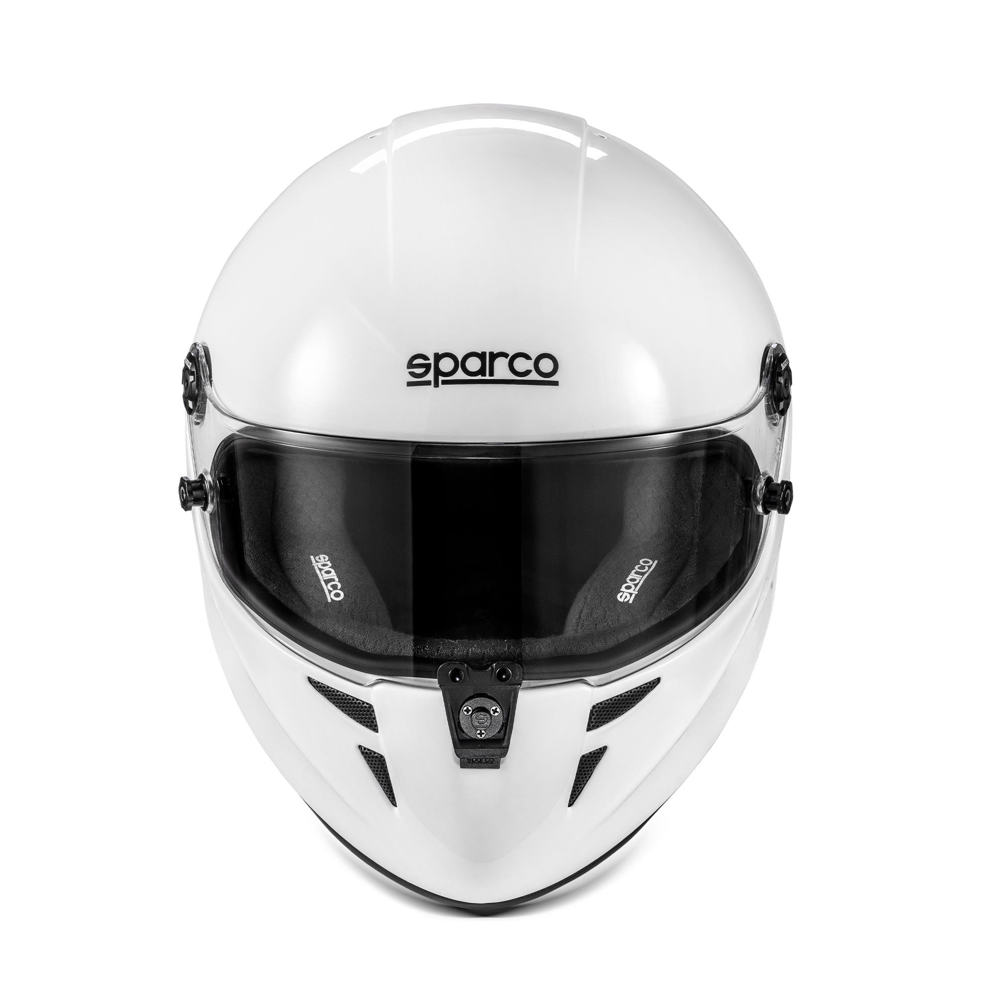 CASCO DA KART SPARCO STEALTH KF BIANCO FIA 8878-2024