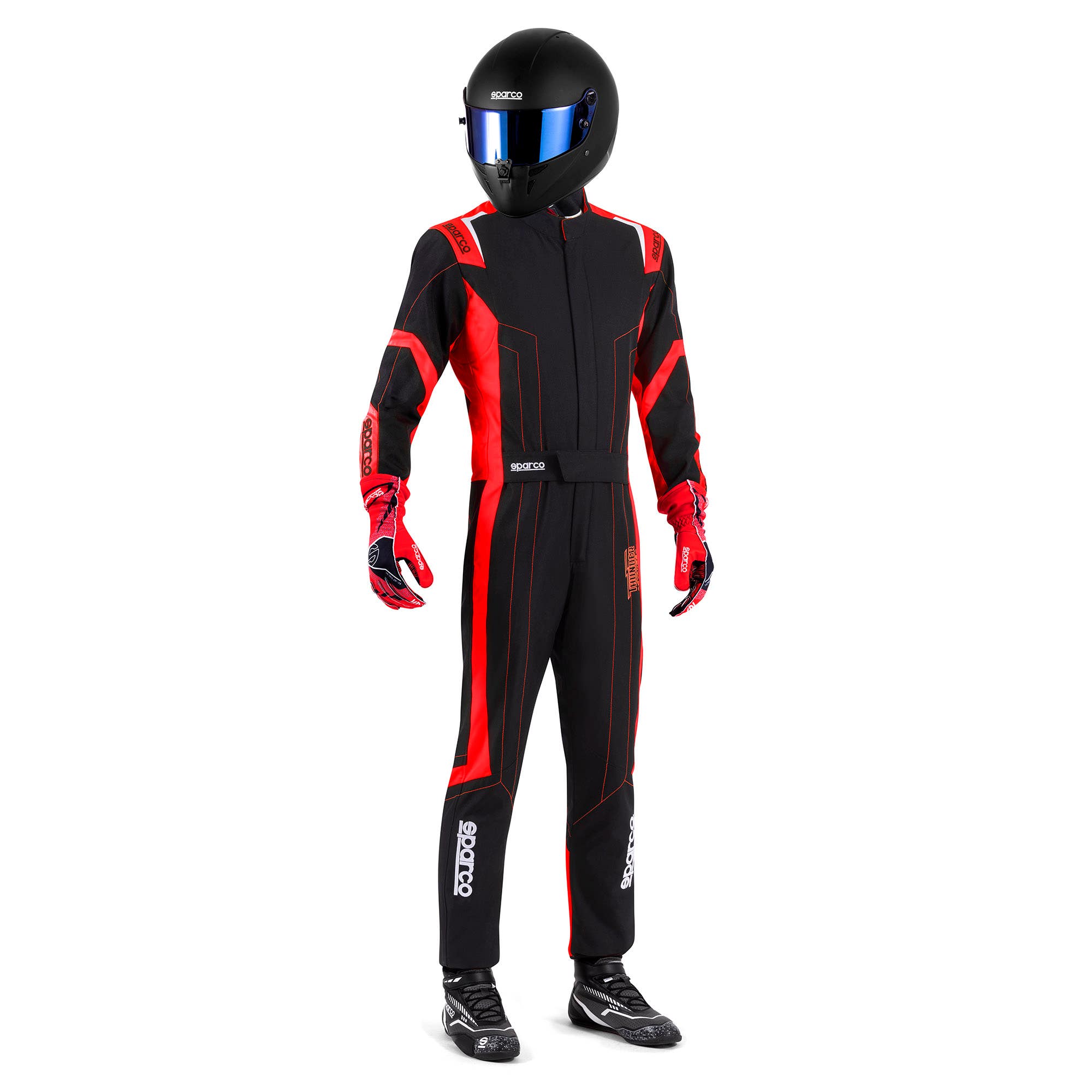 TUTA DA KART SPARCO THUNDER ADVANCED NR/RS FIA 8877-2022