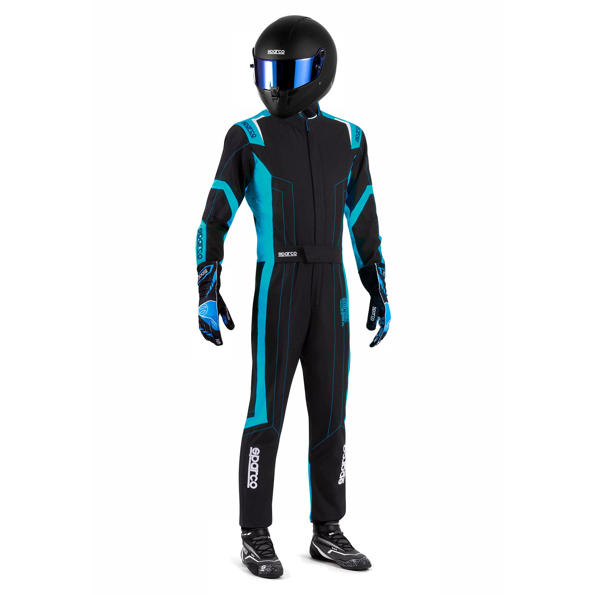 TUTA DA KART SPARCO THUNDER ADVANCED NR/CE FIA 8877-2022