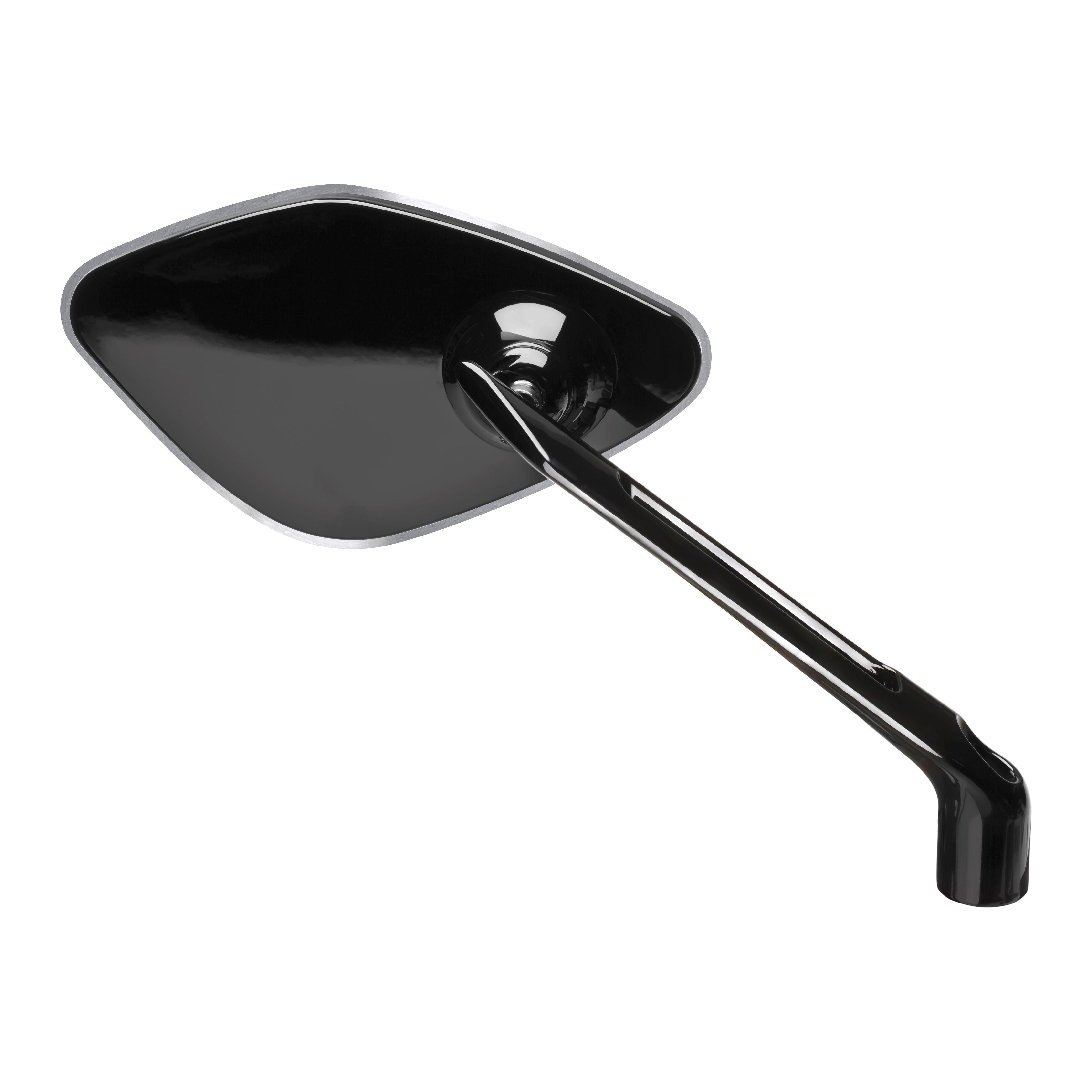 FAR BLIND DYNAMIC RH ALUMINUM HANDLEBAR MIRROR FOR MOTORCYCLE SCOOTER
