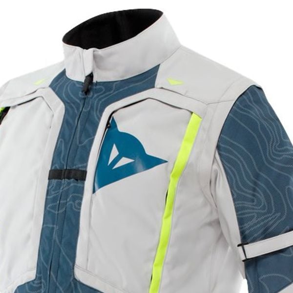 GIACCA DA MOTO IN TESSUTO DAINESE STERRATO GLACIER GRAY/BLUE