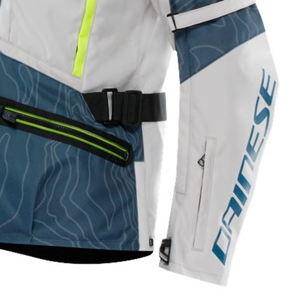 GIACCA DA MOTO IN TESSUTO DAINESE STERRATO GLACIER GRAY/BLUE