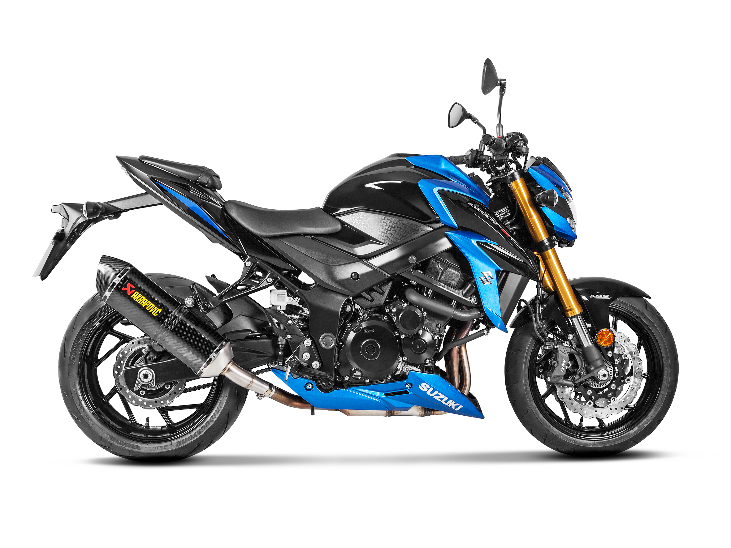 AKRAPOVIC TERMINALE CARBONIO SUZUKI GSX S 750 2017-20 - AKRAPOVIC immagine 2