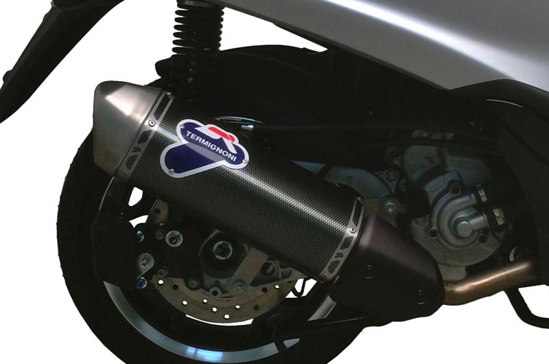 SILENCER EXHAUST TERMIGNONI APPROVED RELEVANCE POPPY GILERA NEXUS 250 2006 08