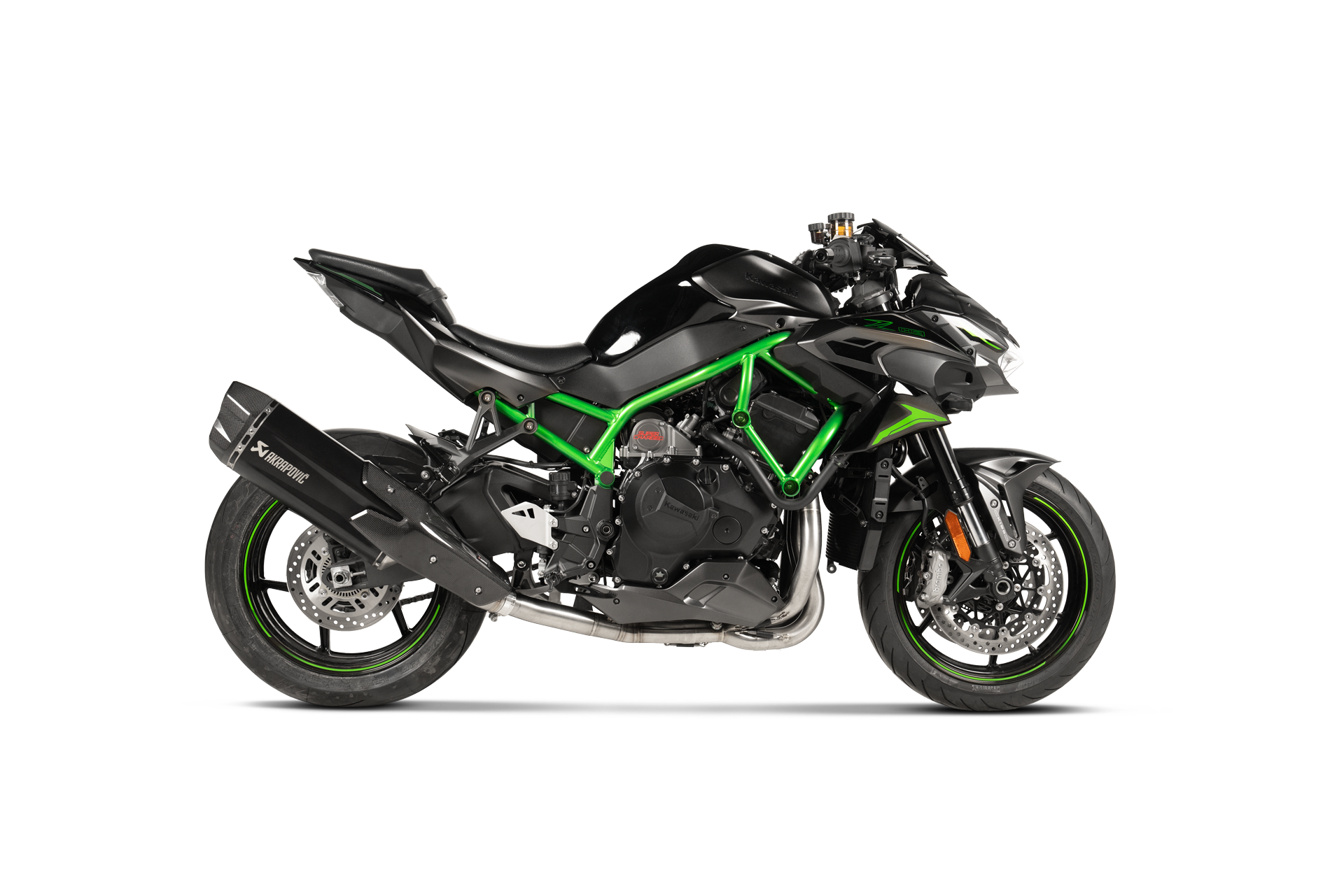 AKRAPOVIC TERMINALE CARBONIO OMOLOGATO KAWASAKI Z H2 2020-25 - AKRAPOVIC immagine 4