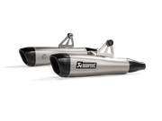 AKRAPOVIC TERMINALE TITANIO TRIUMPH BONNEVILLE T100 2016-20 - AKRAPOVIC