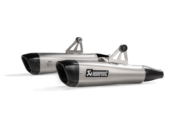 AKRAPOVIC TERMINALE TITANIO TRIUMPH BONNEVILLE T100 2016-20 - AKRAPOVIC