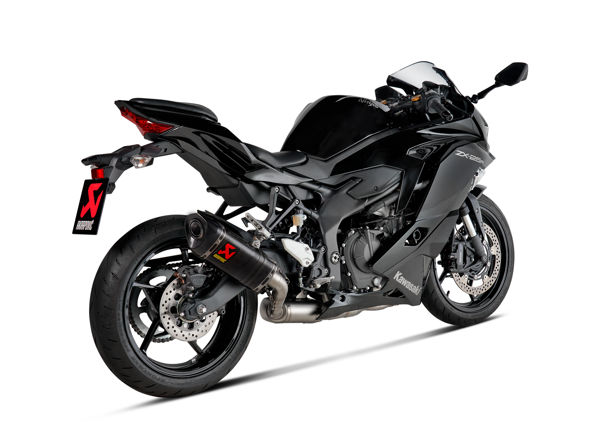 AKRAPOVIC TERMINALE CARBONIO RACING KAWASAKI NINJA ZX 25R 2020-23 - AKRAPOVIC immagine 3