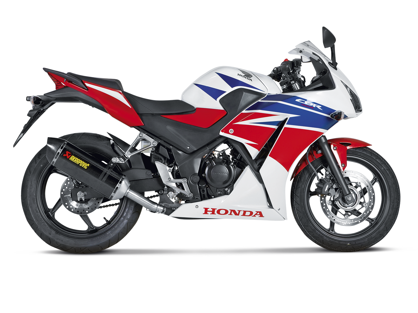 AKRAPOVIC TERMINALE CARBONIO RACING HONDA CBR 300 R 2014-16 - AKRAPOVIC immagine 2