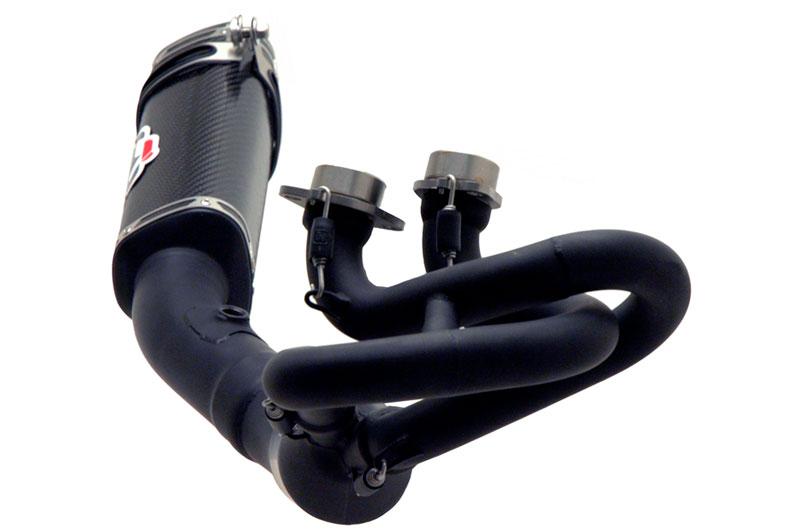 COMPLETE EXHAUST TERMIGNONI APPROVED BLACK CARBON YAMAHA T-MAX 530 2012-16