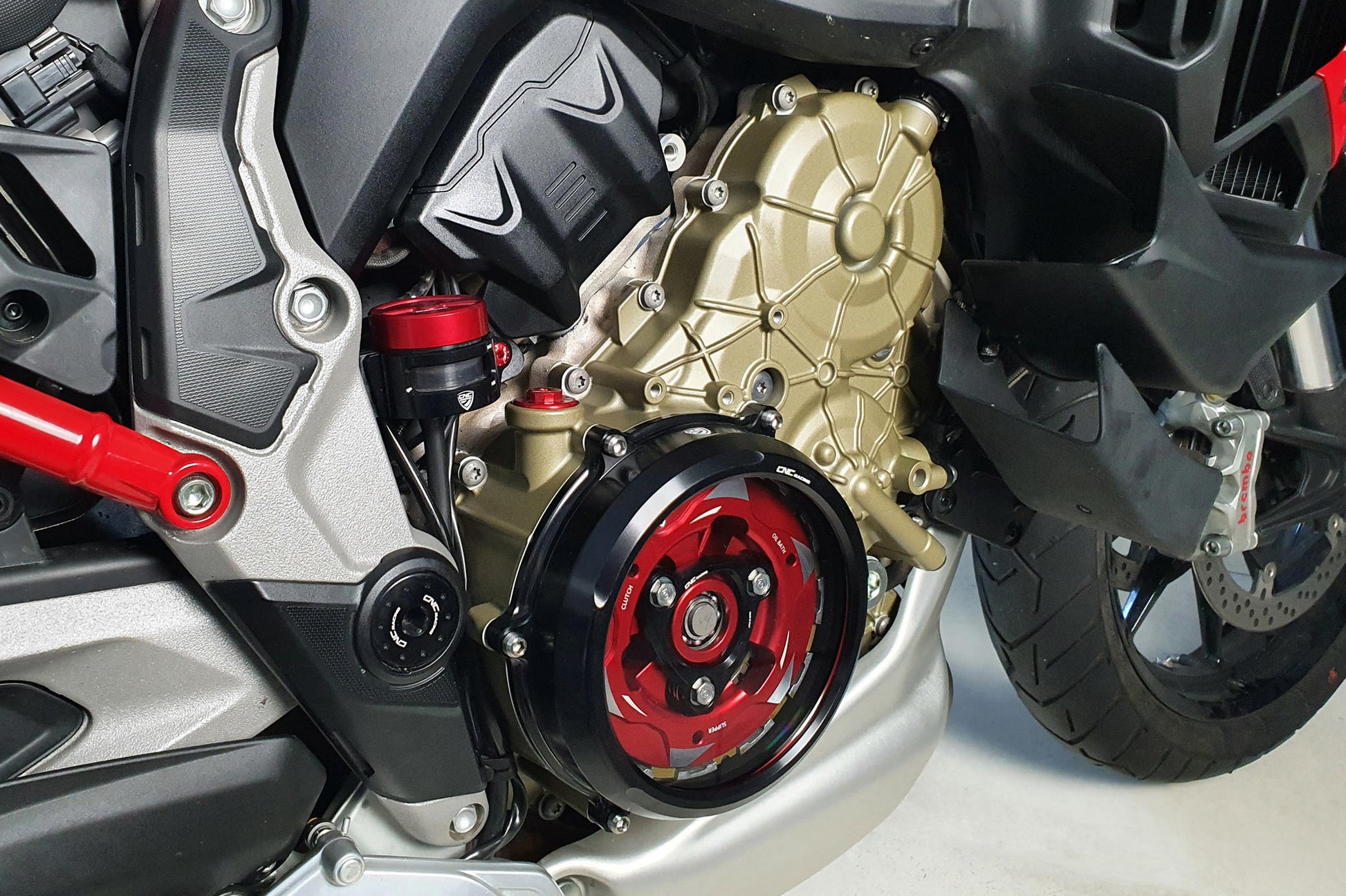 CARTER FRIZIONE TRASPARENTE KIT TRASFORMAZIONE DUCATI MULTISTRADA V4 / S