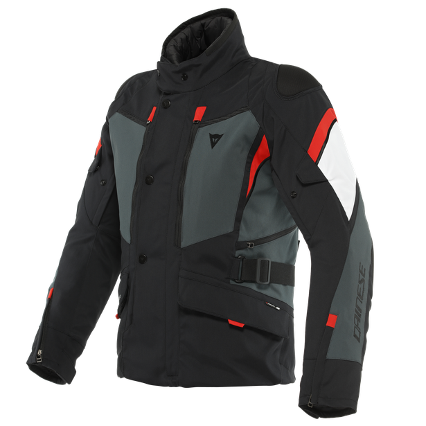 DAINESE GIACCA MOTO IMPERMEABILE CARVE MASTER 3 GORE-TEX NERO/GRIGIO/ROSSO - Sestamarcia Racing Part Italia S.r.l.