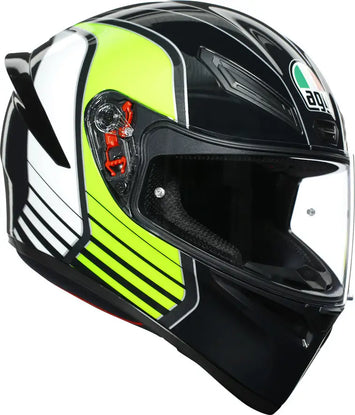 CASCO INTEGRALE AGV K1 POWER GUN BIANCO/VERDE - Sestamarcia Racing Part Italia S.r.l.