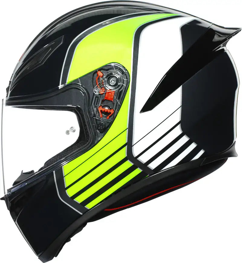 CASCO INTEGRALE AGV K1 POWER GUN BIANCO/VERDE - Sestamarcia Racing Part Italia S.r.l.
