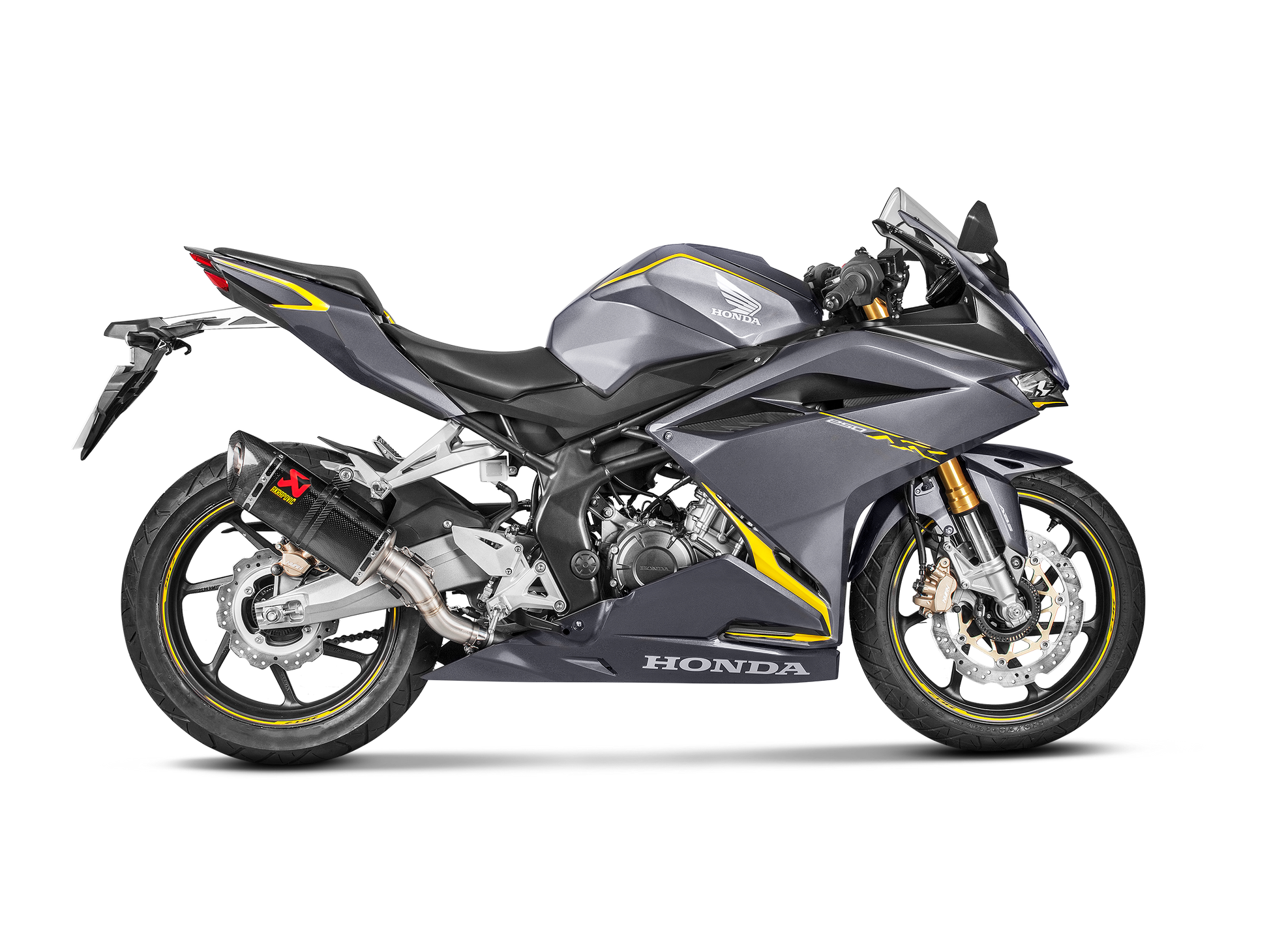 AKRAPOVIC TERMINALE CARBONIO RACING HONDA CBR 250 RR 2017-26 - AKRAPOVIC immagine 2