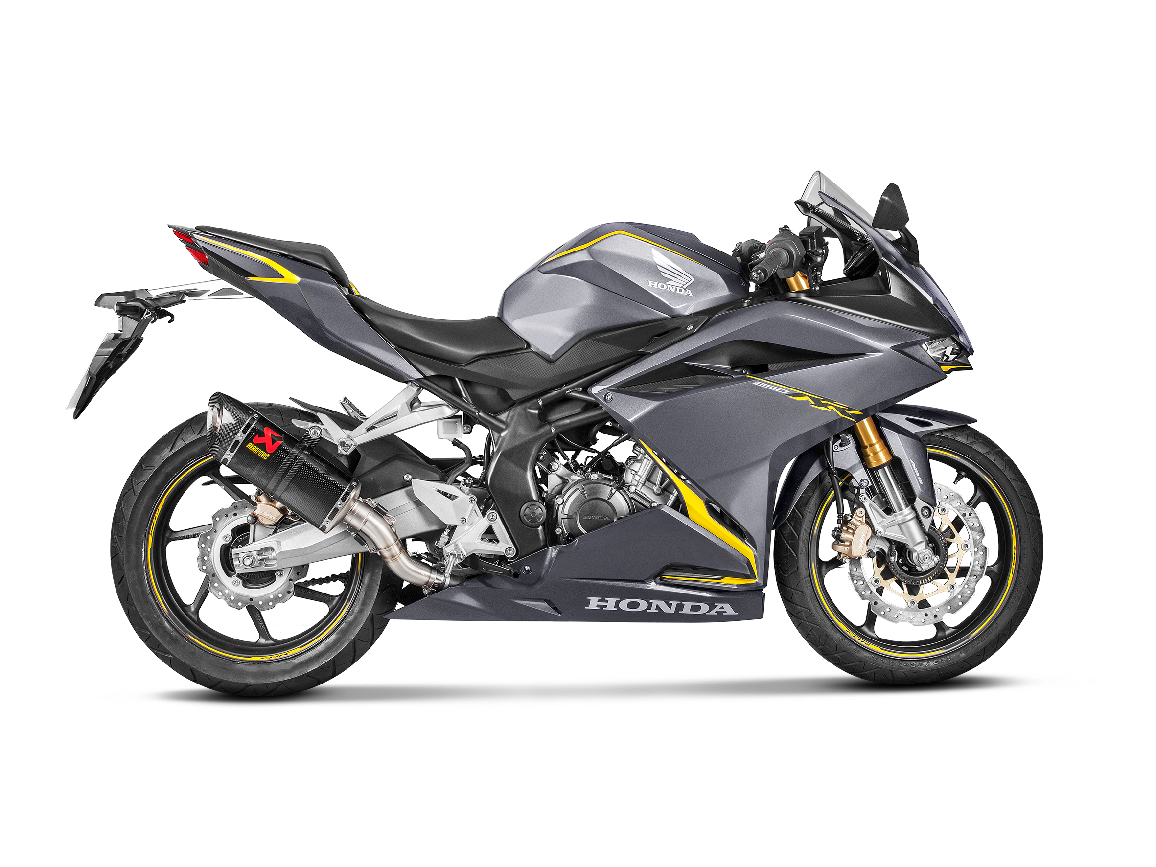 AKRAPOVIC TERMINALE CARBONIO RACING HONDA CBR 250 RR 2017-26 - AKRAPOVIC immagine 2