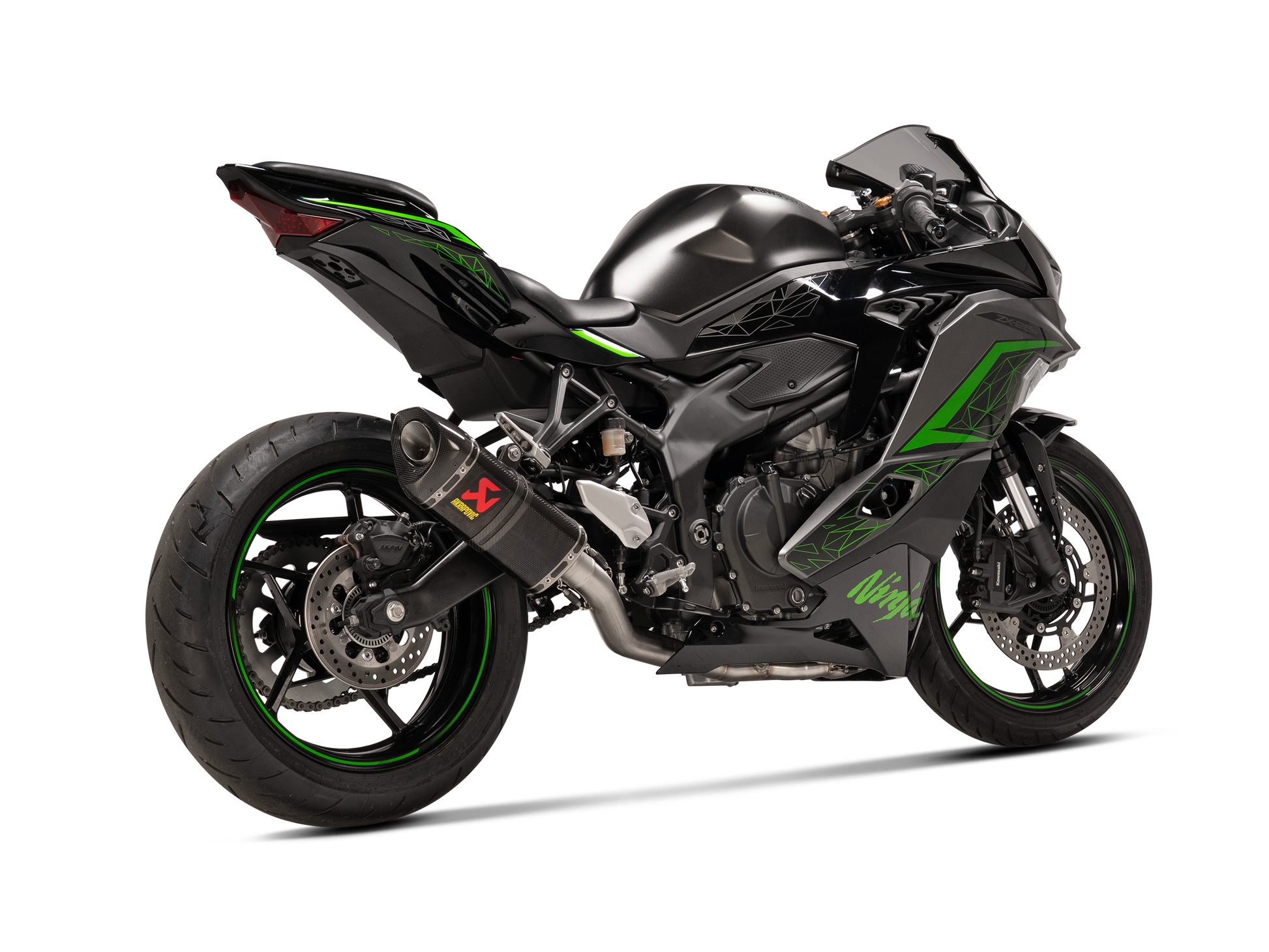 AKRAPOVIC TERMINALE CARBONIO RACING KAWASAKI NINJA ZX 25R 2023-26 - AKRAPOVIC immagine 3
