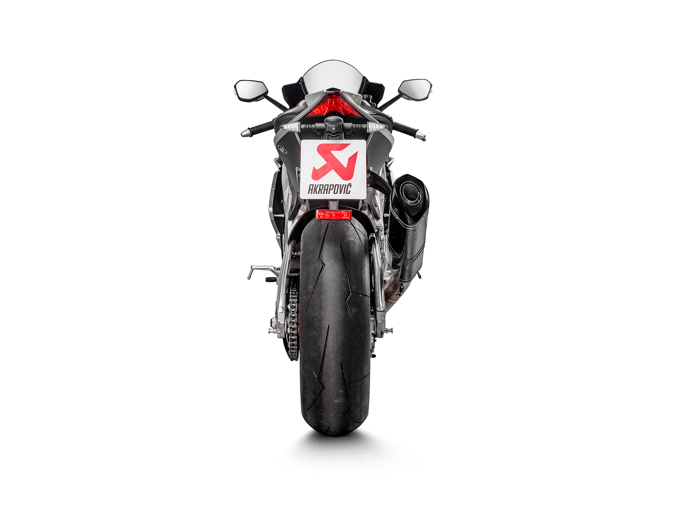 AKRAPOVIC TERMINALE CARBONIO RACING APRILIA RSV4 2017-20 - AKRAPOVIC immagine 6