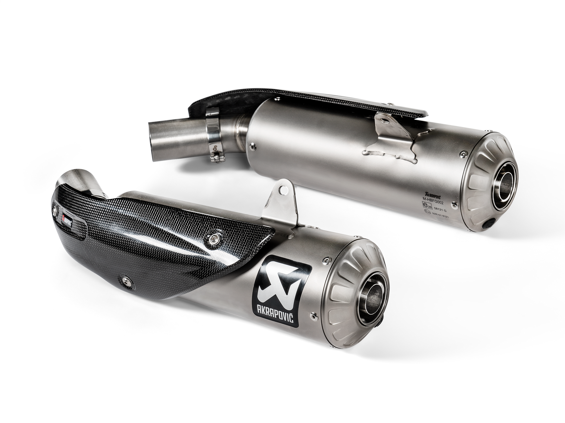 AKRAPOVIC TERMINALE TITANIO OMOLOGATO DUCATI SCRAMBLER 1100 2018-20 - AKRAPOVIC