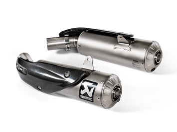 AKRAPOVIC TERMINALE TITANIO OMOLOGATO DUCATI SCRAMBLER 1100 2018-20 - AKRAPOVIC