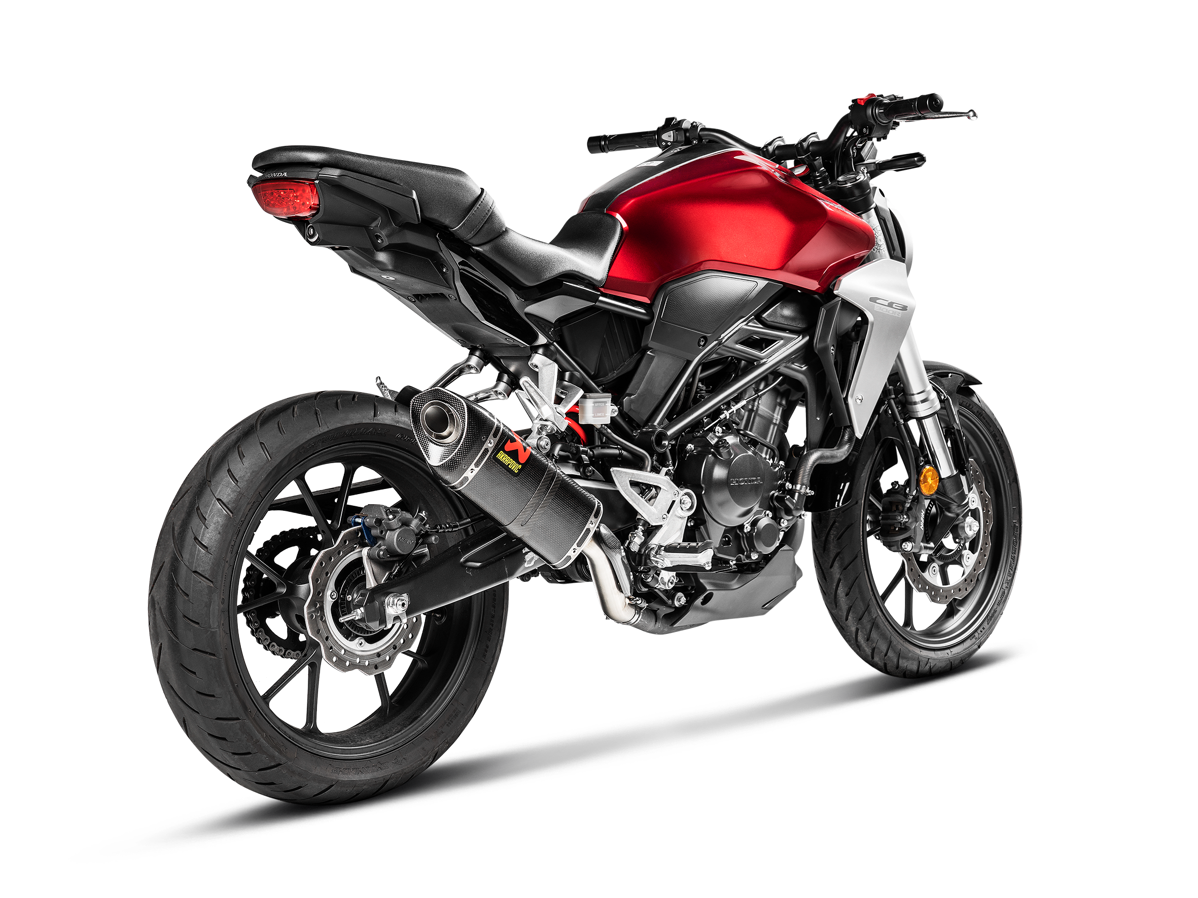AKRAPOVIC TERMINALE CARBONIO RACING HONDA CB 300 R 2018-20 - AKRAPOVIC immagine 3