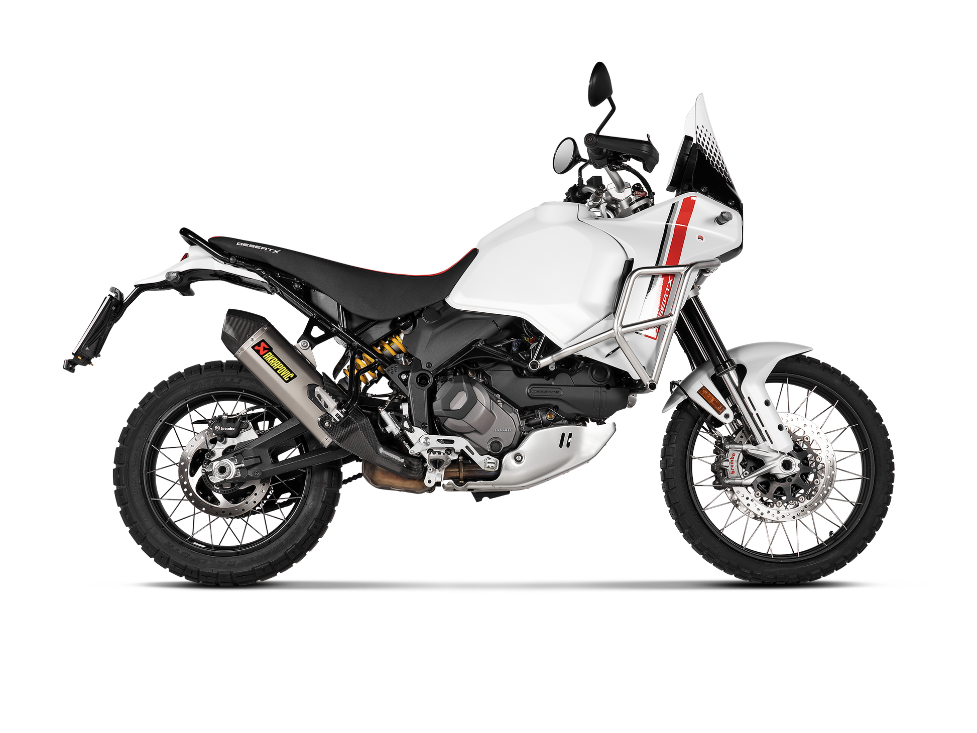AKRAPOVIC TERMINALE TITANIO DUCATI DESERTX 2022-24 - AKRAPOVIC immagine 3