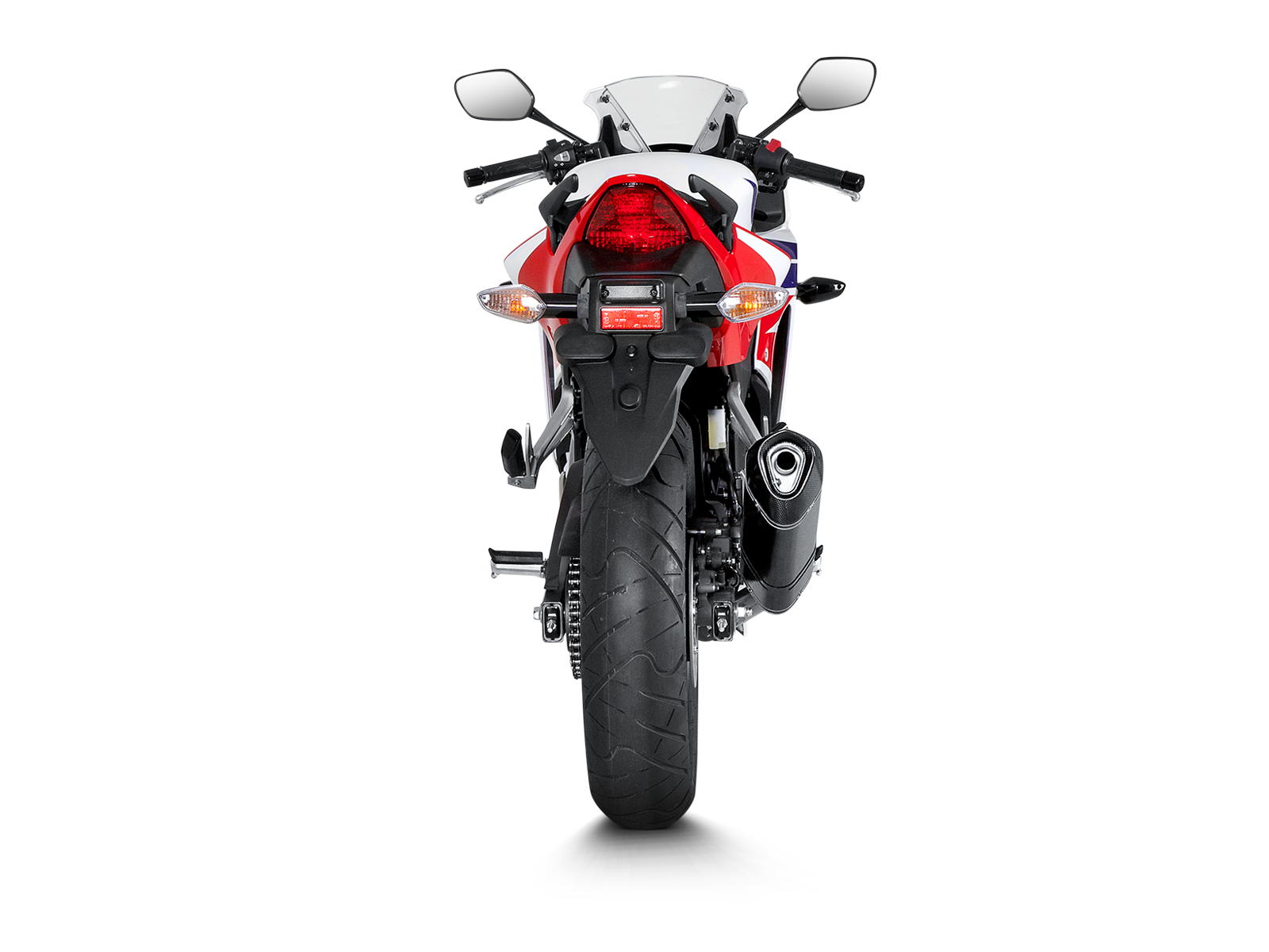 AKRAPOVIC TERMINALE CARBONIO RACING HONDA CBR 300 R 2014-16 - AKRAPOVIC immagine 4