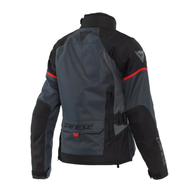 DAINESE GIACCA MOTO TEMPEST 3 D-DRY LADY IMPERMEABILE EBONY/NERO/ROSSO - Sestamarcia Racing Part Italia S.r.l.