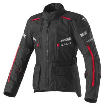 GIACCA IN TESSUTO CLOVER MODELLO DAKAR 2 WP IMPERMEABILE COLORE NERO/NERO