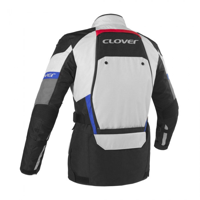 GIACCA IN TESSUTO CLOVER MODELLO DAKAR 2 WP IMPERMEABILE COLORE NERO/GRIGIO