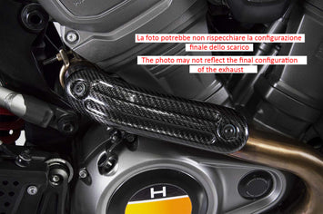 ZARD Paracalore per collettori in carbonio per Harley-Davidson Pan America 1250 2020-23, lightweight and durable motorcycle exhaust component.
