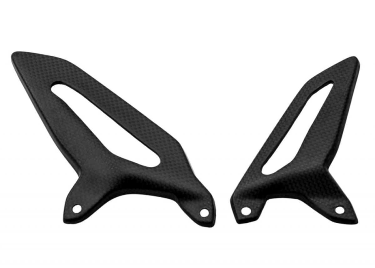 CARBON MATT HEEL GUARD RIDER FOOTPEGS CNC RACING DUCATI 1199 PANIGALE / S / R