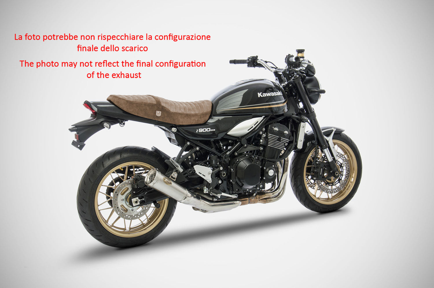 TERMINALE SCARICO ZARD ACCIAIO INOX RACING KAWASAKI Z 900 RS 2018-20