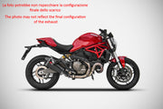 EXHAUST ZARD CARBON RACING DUCATI MONSTER 821 2015 - 17