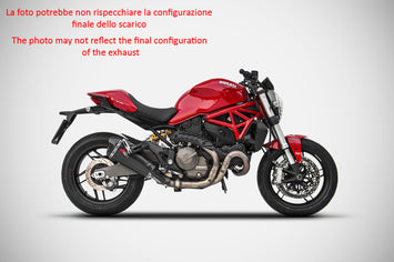 ZARD SLIP-ON CARBON RACING DUCATI MONSTER 821 2015-17
